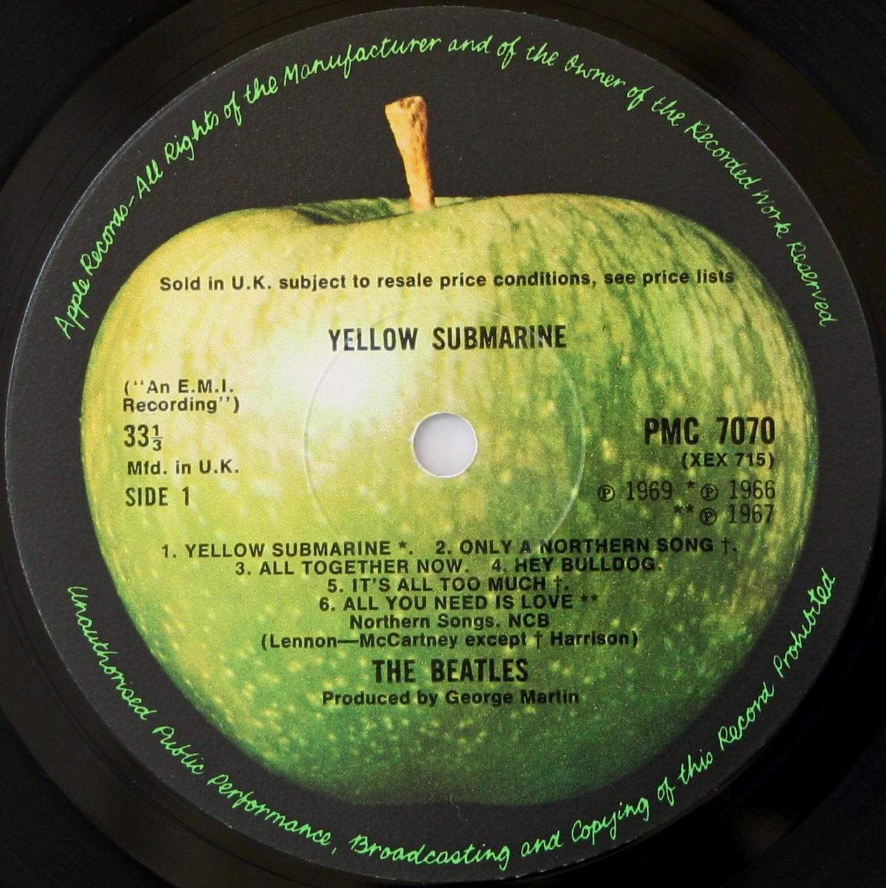 Apple Records Logo - The Beatles Collection » Apple labels.