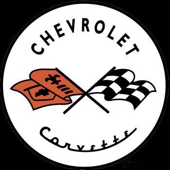 Vintage Corvette Logo - Corvette - Signs, from Garage Art LLC