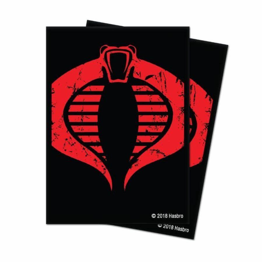 GI Joe Cobra Logo - ULTRA PRO: G.I. JOE DECK PROTECTORS - COBRA LOGO 100CT