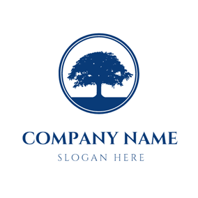 Blue Tree Logo - Free Nature Logo Designs | DesignEvo Logo Maker
