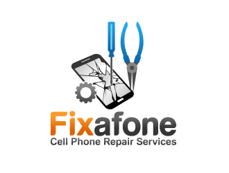 Phone Service Logo - Fixafone Cell Phone Repair Services logo design - 48HoursLogo.com