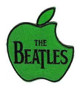 Apple Records Logo - The Beatles Apple Records Music Label Green Apple Logo Embroidered