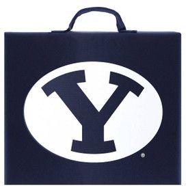 BYU Y Logo - Logo Navy Byu Oval Y Cougars Bleacher Cushion