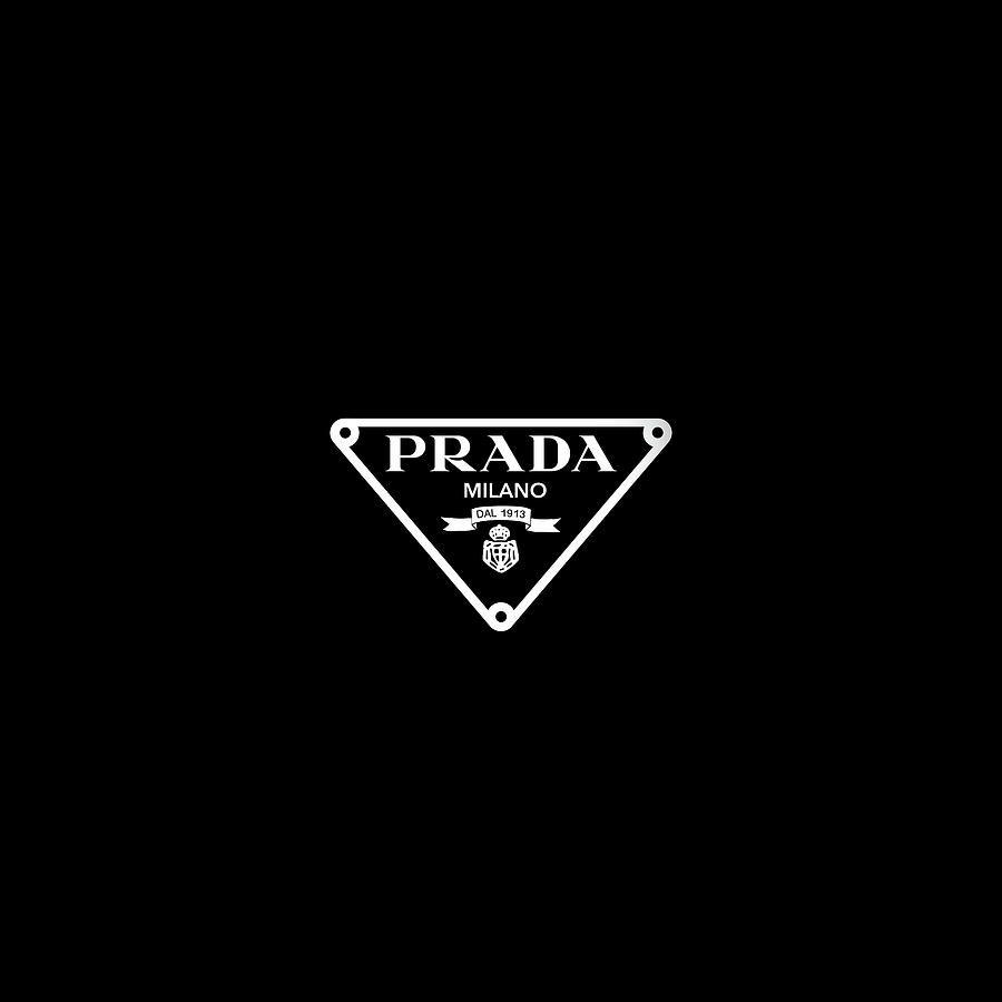 Prada Triangle Logo - Prada Triangle Digital Art by Tres Chic