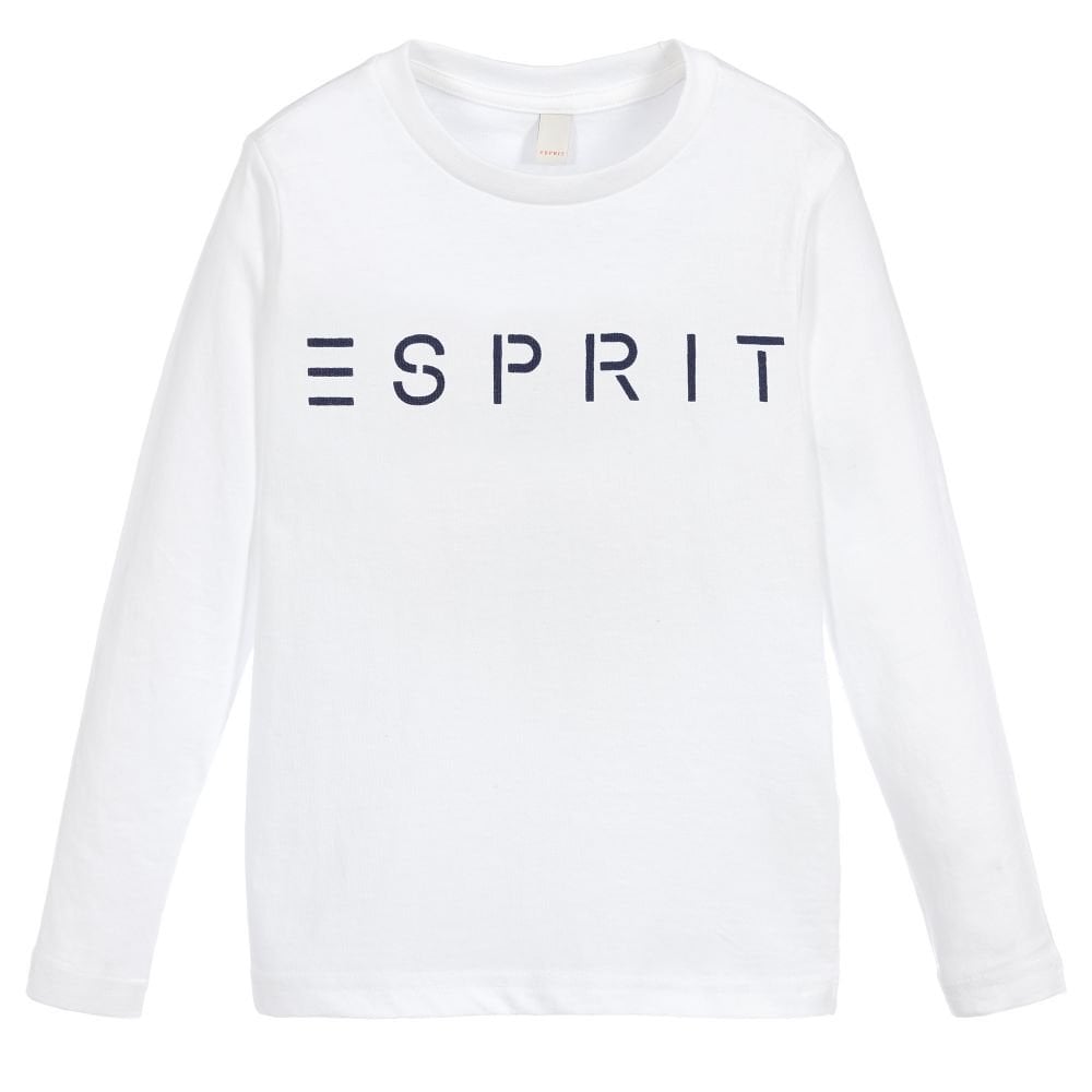 Esprit Logo - Esprit Logo T Shirt In White