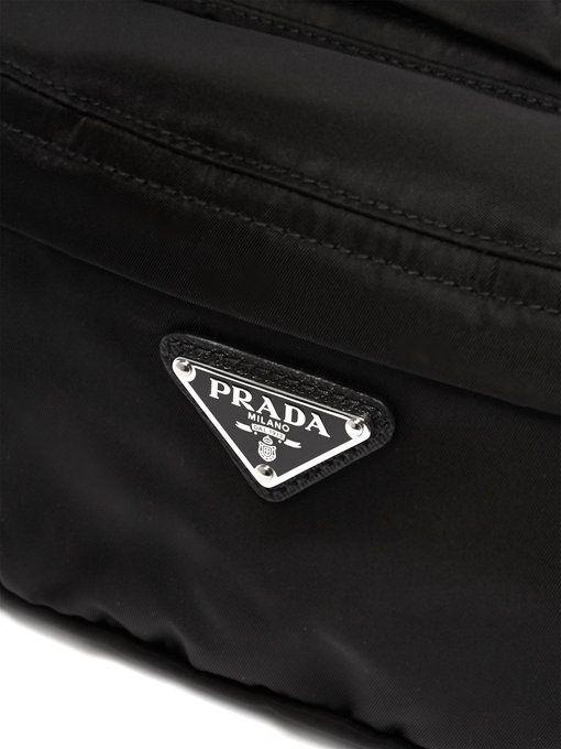 Prada Triangle Logo - Triangle logo belt bag. Prada. MATCHESFASHION.COM JP