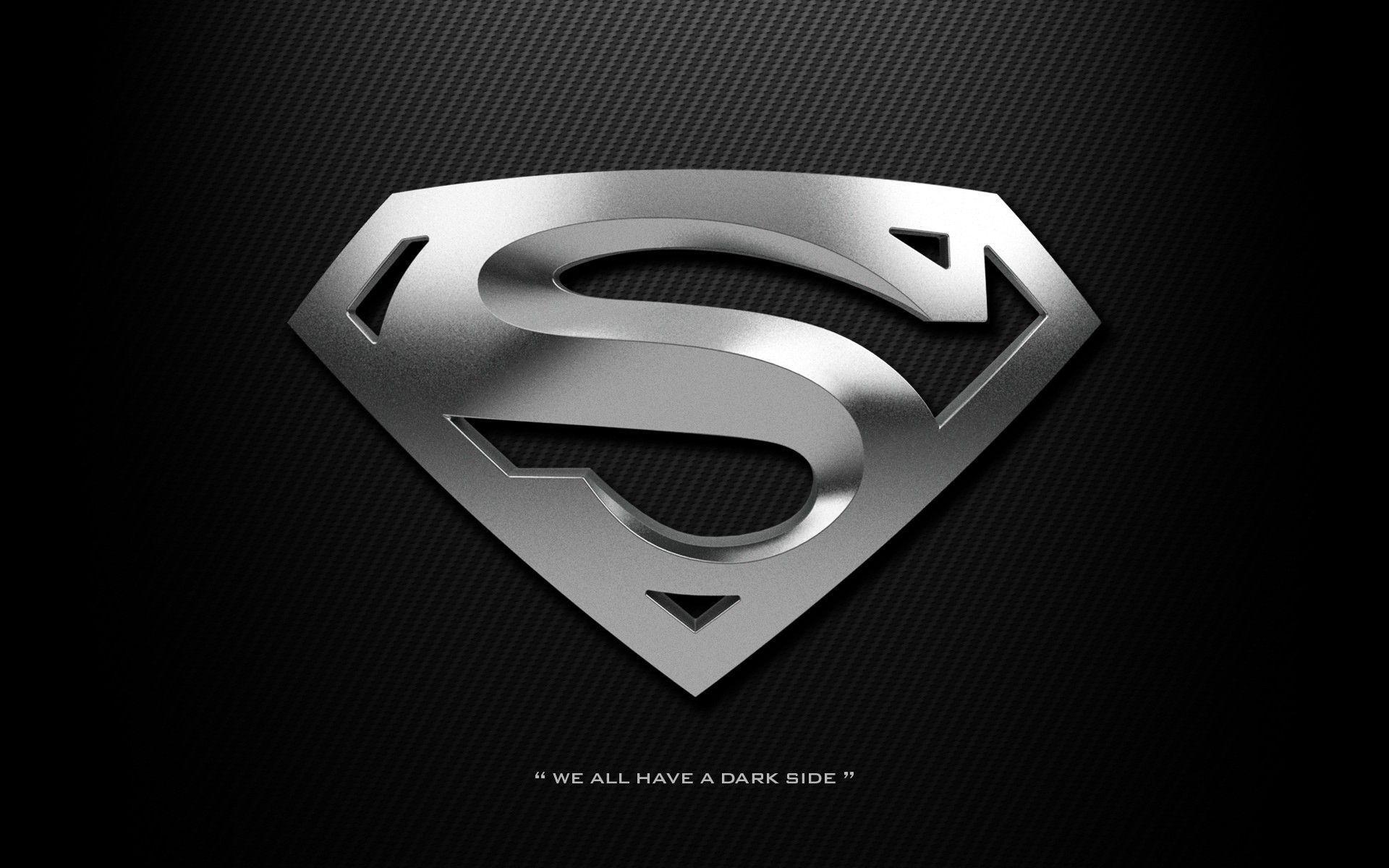 Dark Superman Logo - Black Superman Wallpapers - Wallpaper Cave
