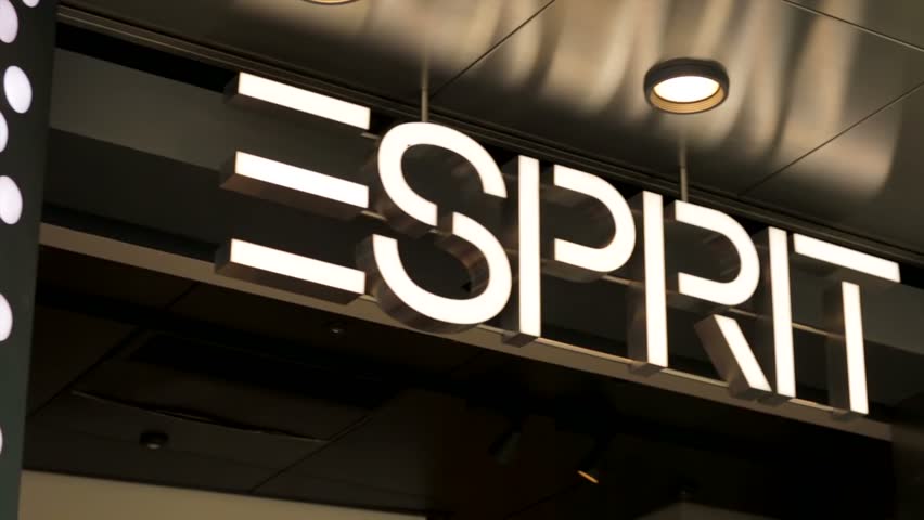 Esprit Logo - Esprit Store Stock Video Footage and HD Video Clips