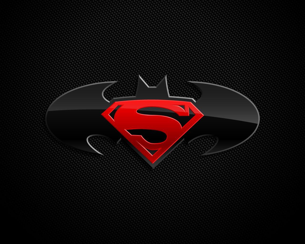 Black and Red Batman Logo - Black superman Logos