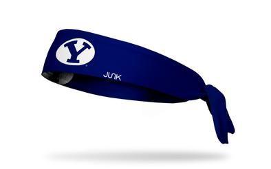 BYU Y Logo - Brigham Young University: Y Logo Navy Tie Headband – JUNK Brands