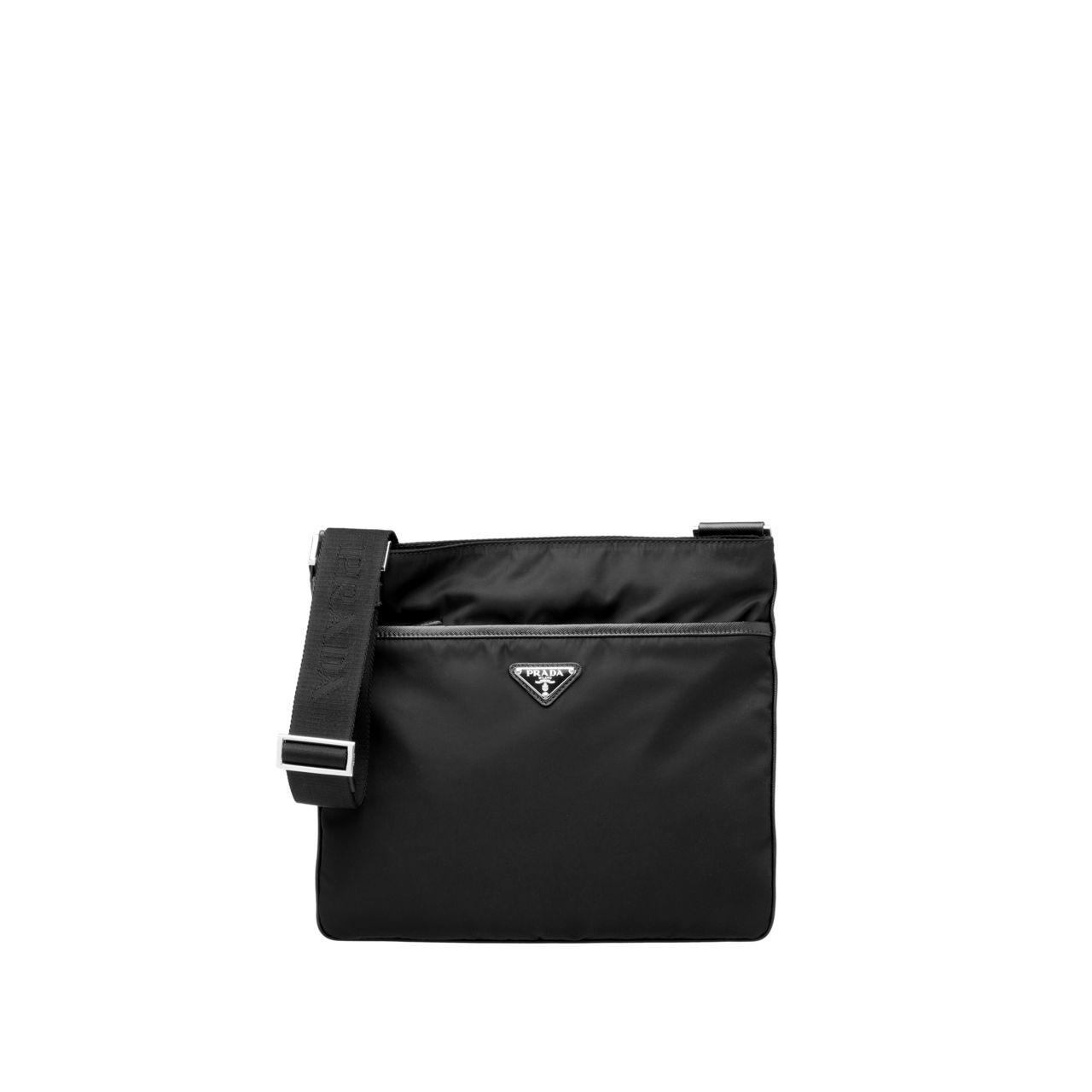 Prada Triangle Logo - Nylon Bag
