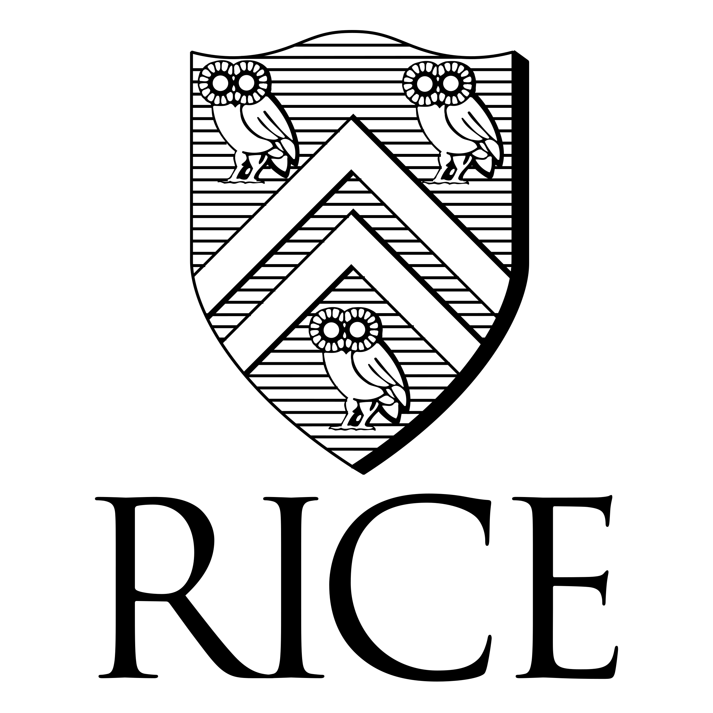 White Rice Logo - Rice University Logo SVG Vector & PNG Transparent - Vector Logo Supply