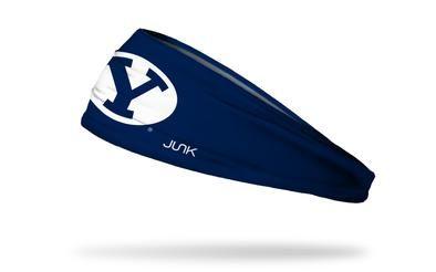 BYU Y Logo - Brigham Young University: Y Logo Navy Headband – JUNK Brands