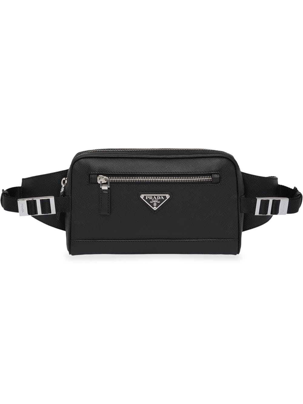 Prada Triangle Logo - Prada Triangle Logo Belt Bag - Black | ModeSens