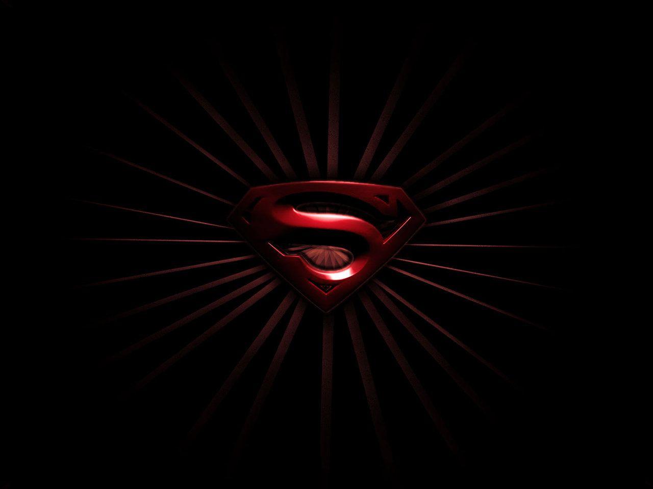 Dark Superman Logo - Black Superman Logo Wallpaper - WallpaperSafari