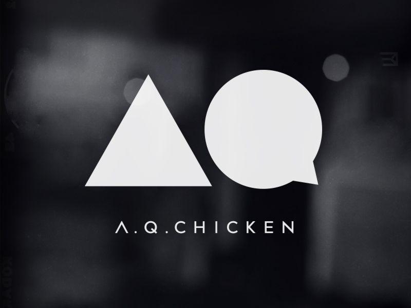 Chicken in Triangle Logo - AQ Chicken by Alexey Malina Studio