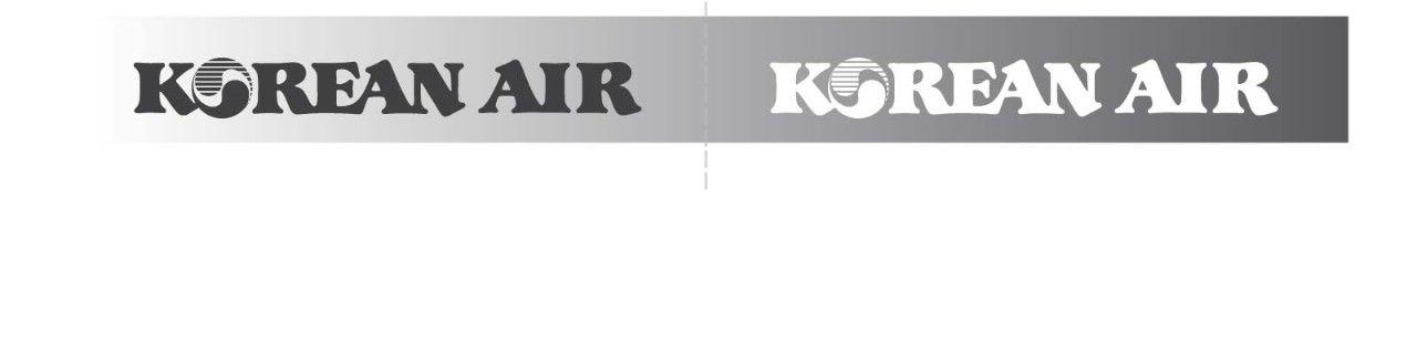 White Colored Logo - Corporate Identity - Korean Air