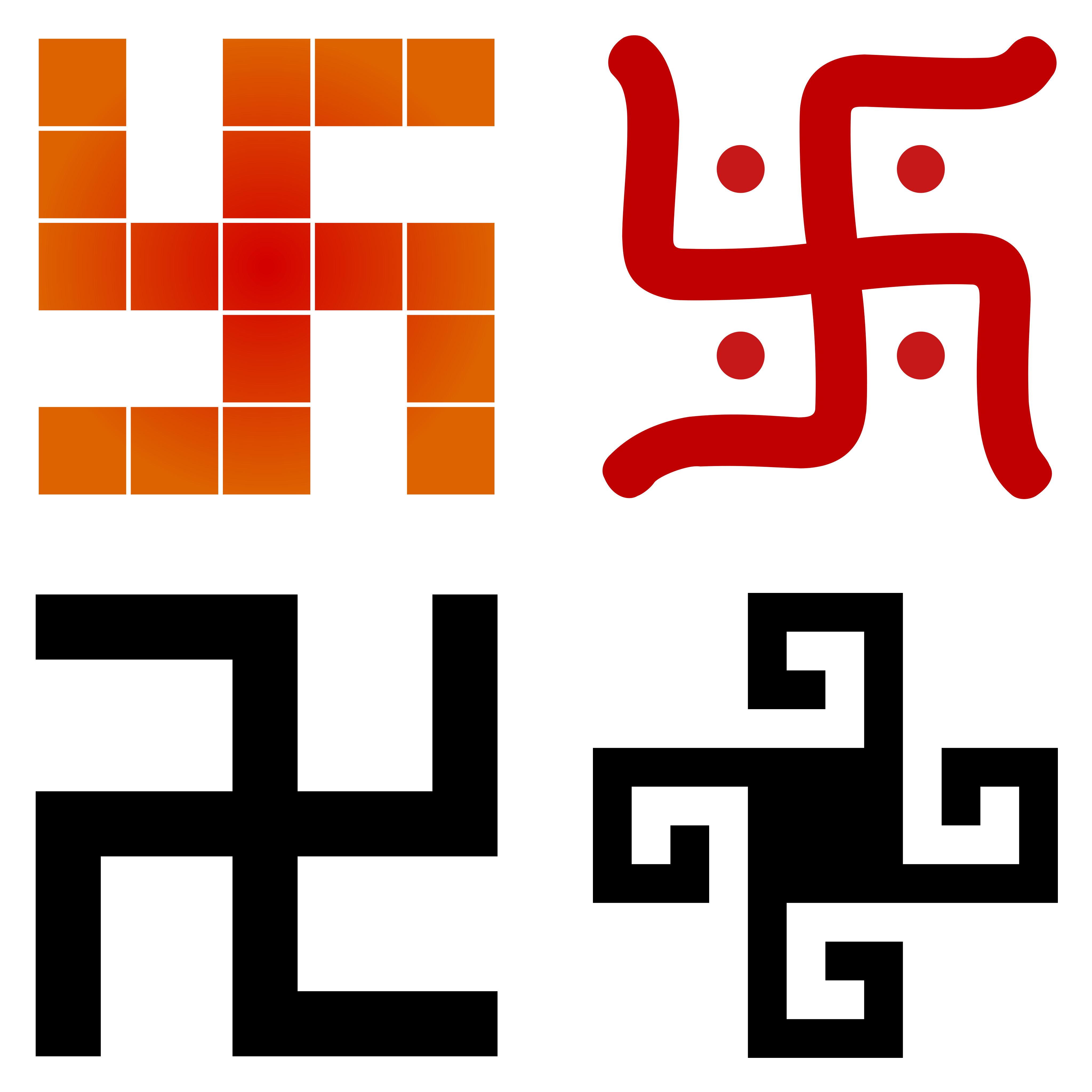 Lucky 7 Item Clan Logo - Swastika