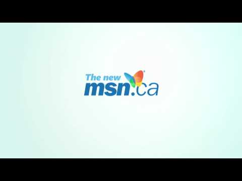 New MSN Logo - The new msn.ca butterflies - YouTube