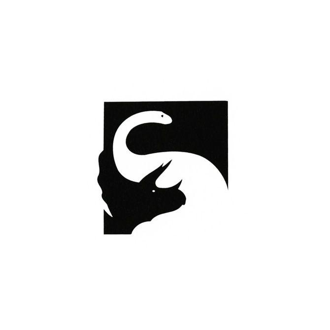 Dinosaur Logo - George S. Eccles Dinosaur Park Logo - Logo Database - Graphis