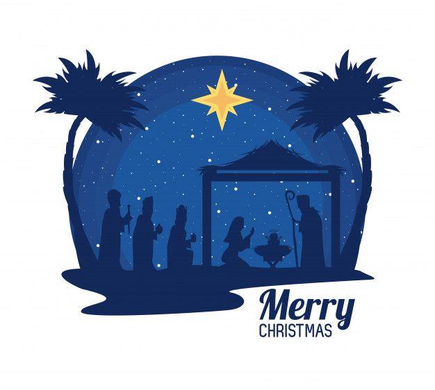 Christian Christmas Logo - Traditional christian christmas Vector | Premium Download