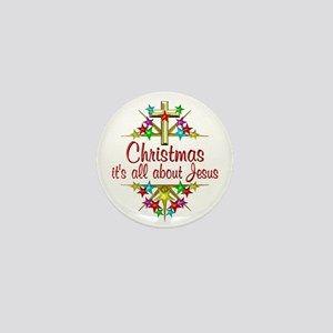 Christian Christmas Logo - Christian Christmas Buttons - CafePress