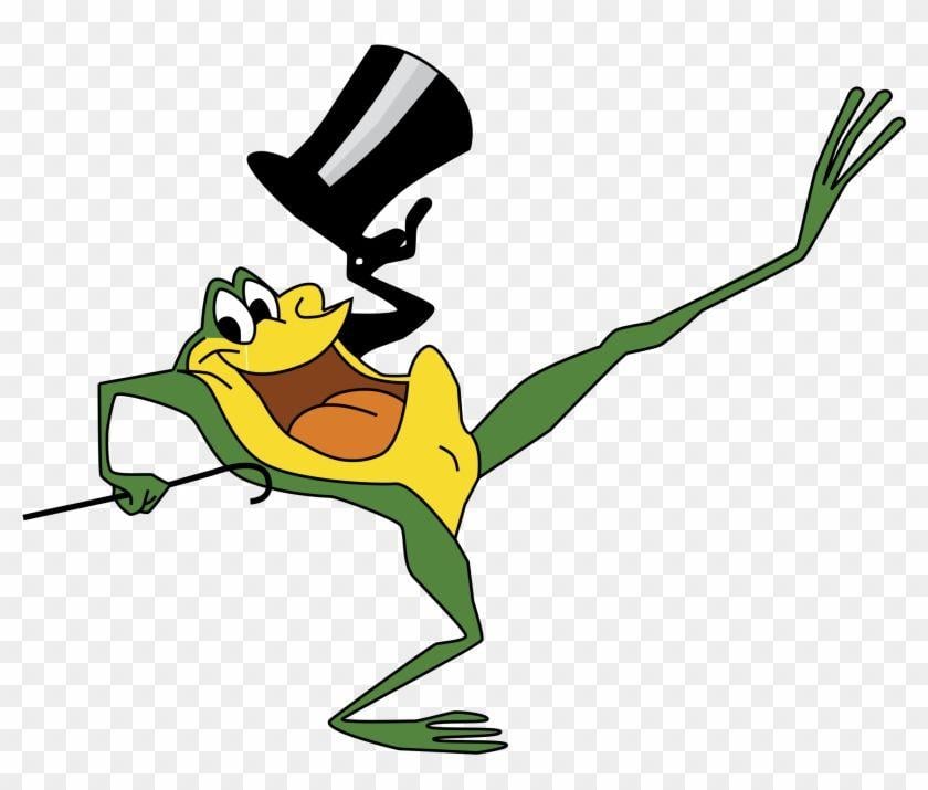 White and Black Frog Logo - Warner Bros Michigan J Frog Logo Black And White - Hello My Baby ...