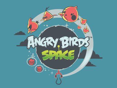 Angry Birds Space Logo - Pilot / Projects / Angry Birds | Dribbble