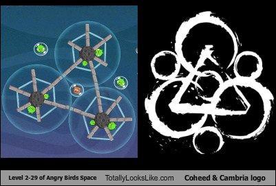 Angry Birds Space Logo - Level 2-29 of Angry Birds Space Totally Looks Like Coheed & Cambria ...