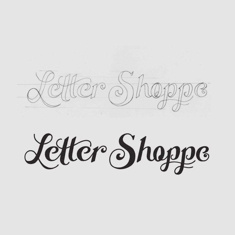 11 Letter Logo - Creating a hand-lettered logo design | Inside Design Blog