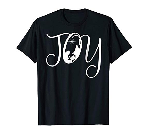 Christian Christmas Logo - Amazon.com: Christian Christmas Joy Shirt - Nativity Scene Star ...