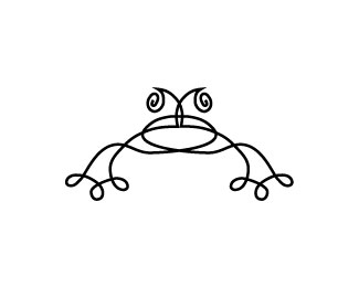 White and Black Frog Logo - Logo: Frog | LOGO DESIGN | Pinterest | Frogs, Logos and Tattoo