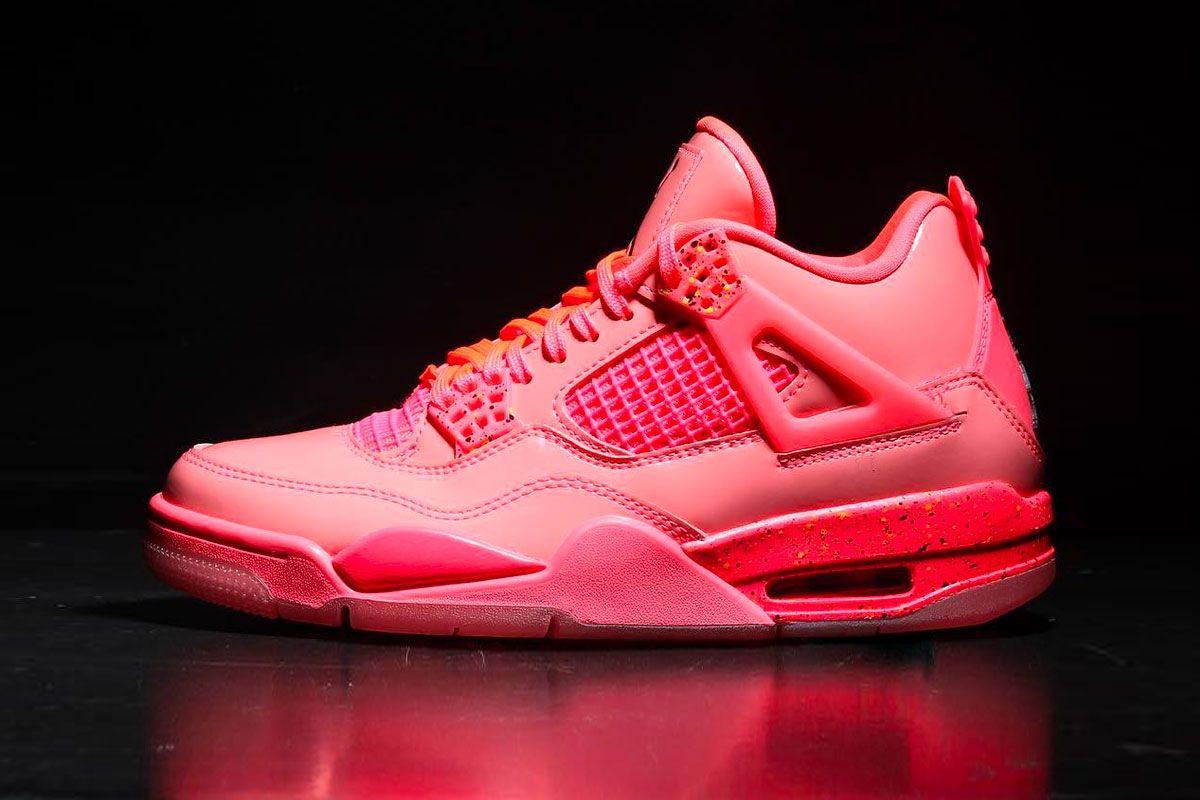 Hot Pink Jordan Logo - Air Jordan 4 NRG Hot Punch Release Date