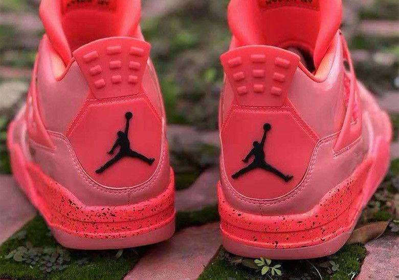 Hot Pink Jordan Logo - Jordan 4 Hot Punch AQ9128-600 Release Date | SneakerNews.com