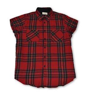 Flannel Fear of God Logo - Fear Of God - Second Collection - Short Sleeve Side Zip Flannel ...