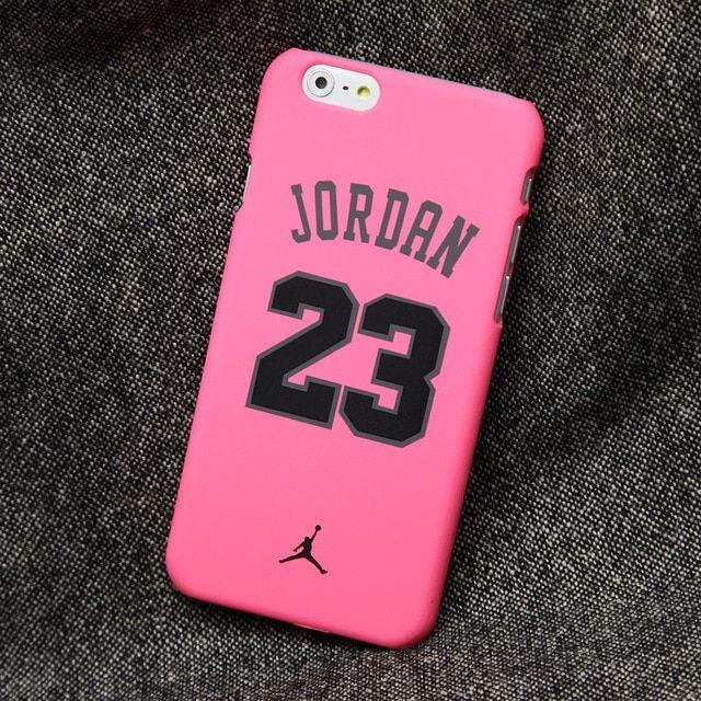 Hot Pink Jordan Logo - Fashion Hot Pink Basketball Champion No 23 Jordan Case Cover