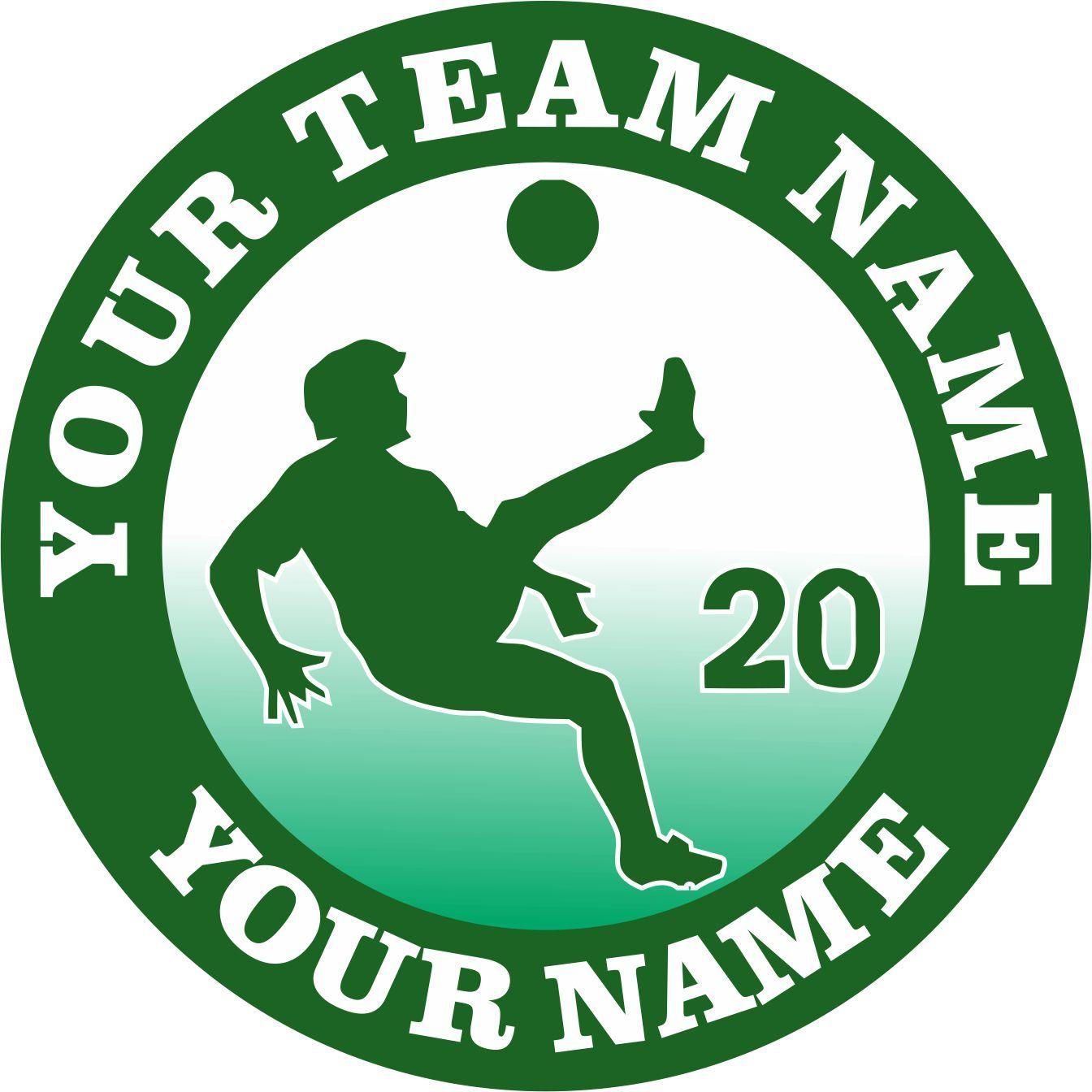 Green Soccer Logo - Customized Soccer Logo 02 [Customized Soccer Logo 01]$3.50