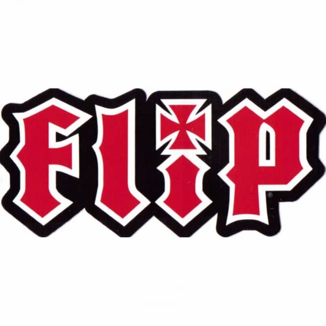Flip Skateboard Logo - Flip Skateboards Flip HKD Skateboard Sticker - ACCESSORIES from ...