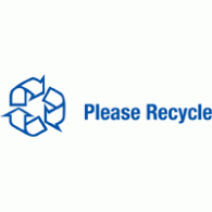 Please Recycle Logo - please recycle. Brands of the World™. Download vector logos