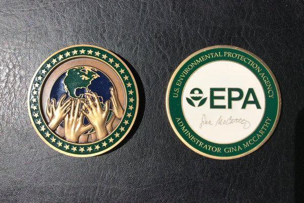 EPA Official Logo - Scott Pruitt's Idea to Update an E.P.A. Keepsake: Less E.P.A., More ...
