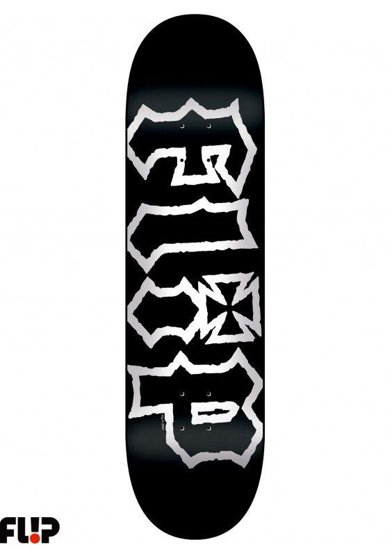 Flip Skateboard Logo - Flip Skateboards HKD Decay Black 8.25 Deck