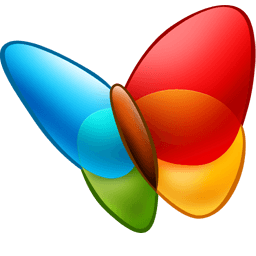 MSN Butterfly Logo - MSN Icon Windows Image Butterfly Icon, Windows Messenger