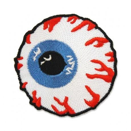 Mishka Eye Logo - МИШКА MISHKA EYEBALL EMBROIDERY EMBROIDERED IRON ON PATCH