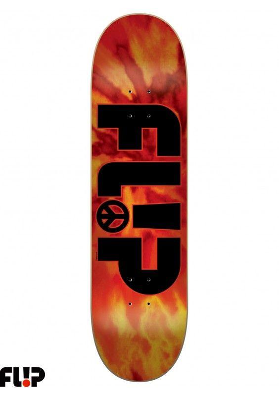 Flip Skateboard Logo - Flip Skateboards Odyssey Peace 8.0 Skateboard Deck