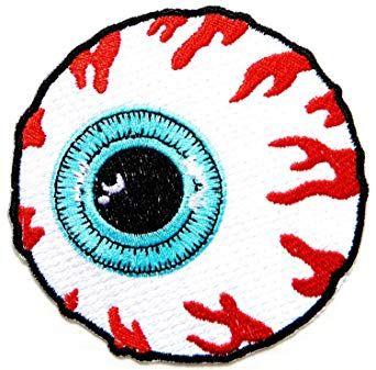 Mishka Eye Logo - Mishka Eyeball Logo Jacket T shirt Patches Sew Iron on Embroidered