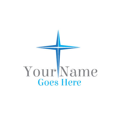 Abstract Cross Logo - Religious Archives Logo Maker