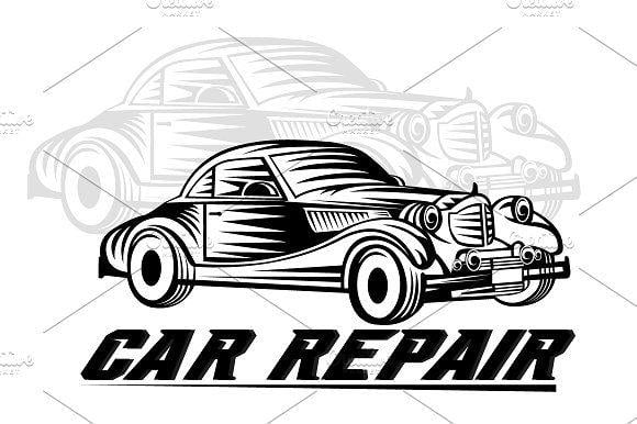 Automotive Team Logo - Car repair logo team ~ Logo Templates ~ Creative Market