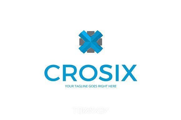Abstract Cross Logo - Crosix Abstract Cross X Logo ~ Logo Templates ~ Creative Market