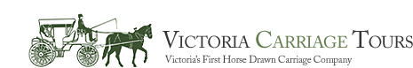 Horse and Carriage Logo - Victoria Carriage Tours - Horse Drawn Sightseeing - Vancouver Island BC