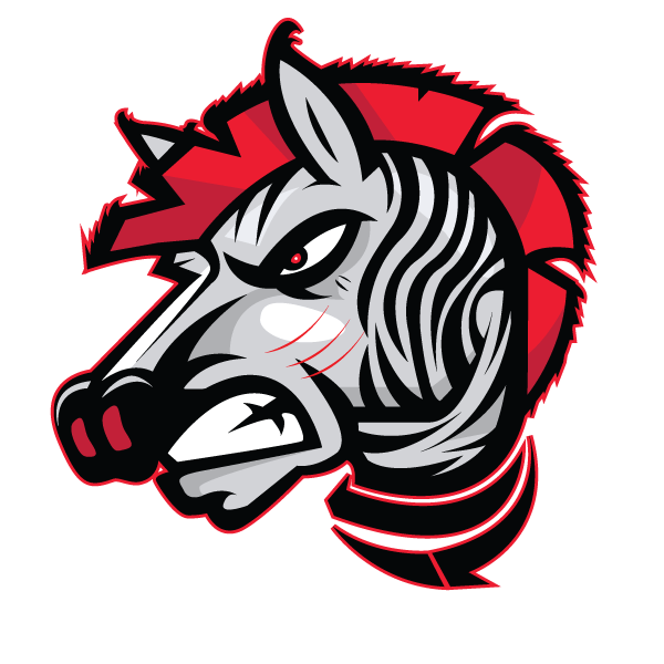 Zebra Mascot Logo - Sike Style Industries - Logos and Icons